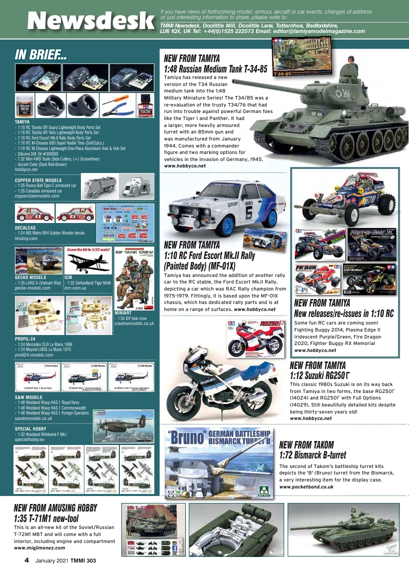 Tamiya Model Magazine 303 (2021-01)